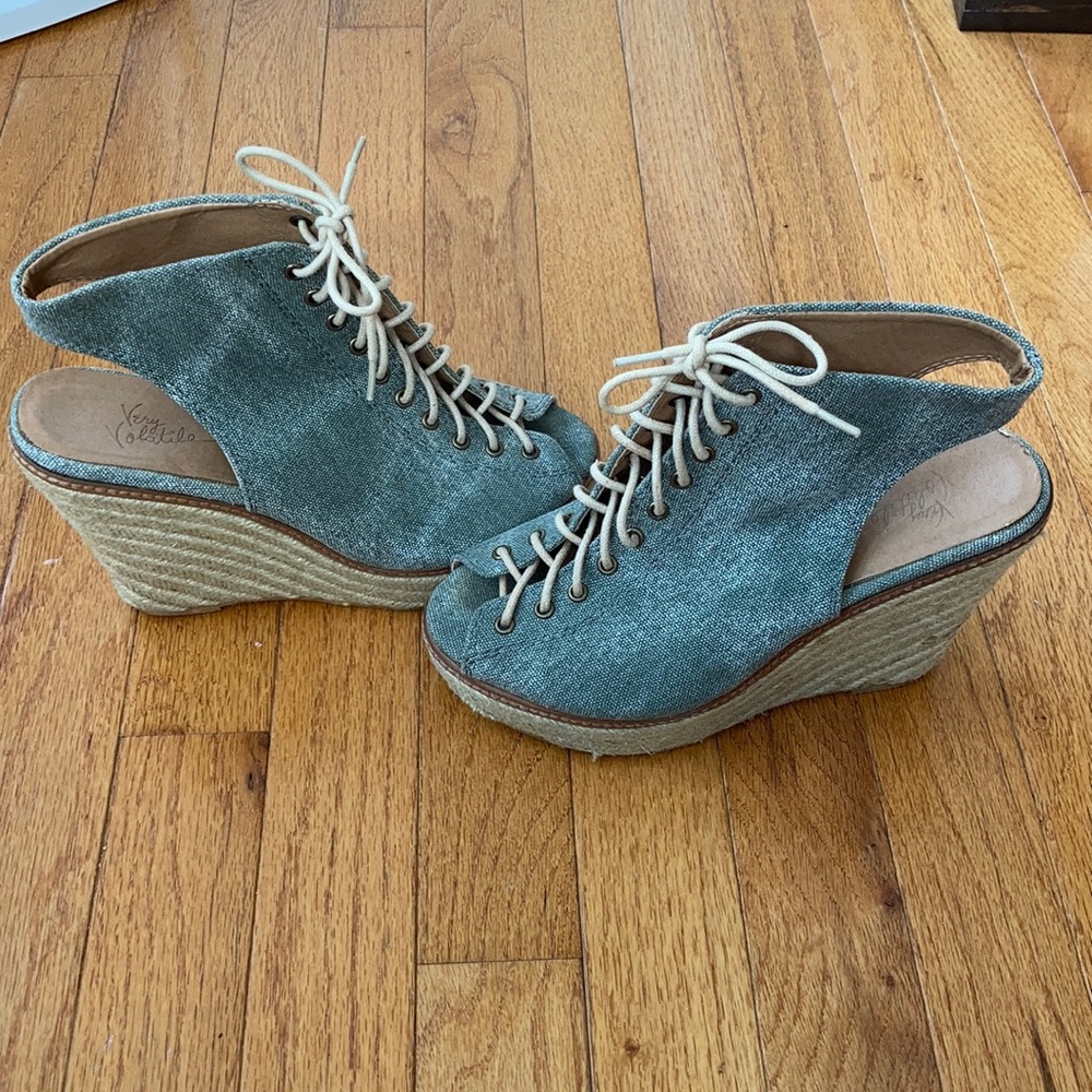 Lace Up Wedges